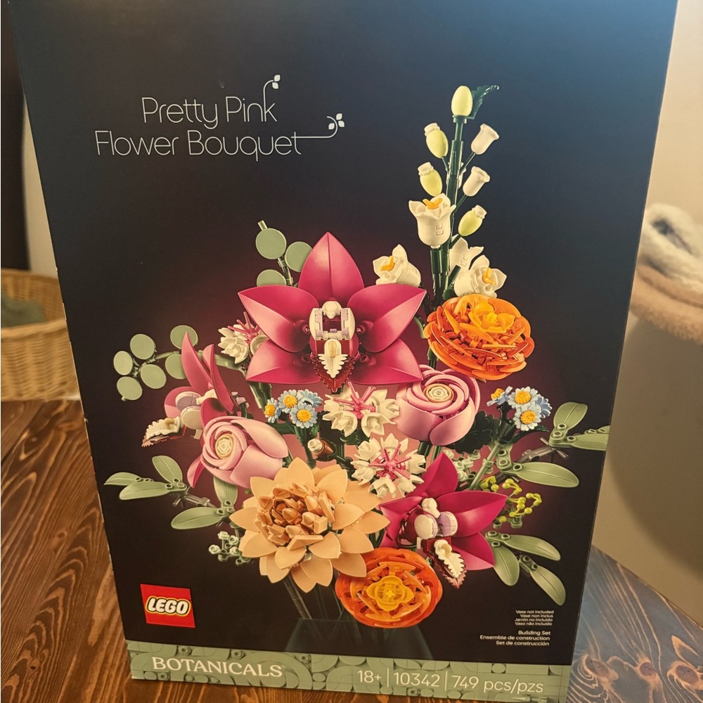 LEGO pretty pink flowers bouquet